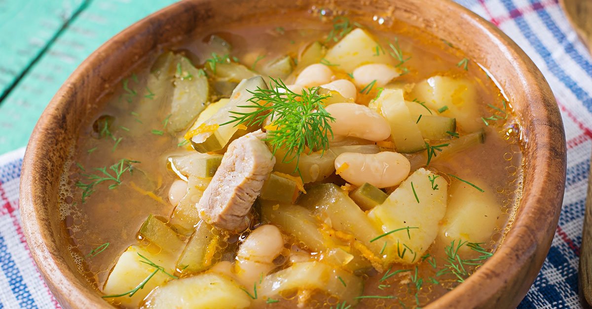 рассольник с треской