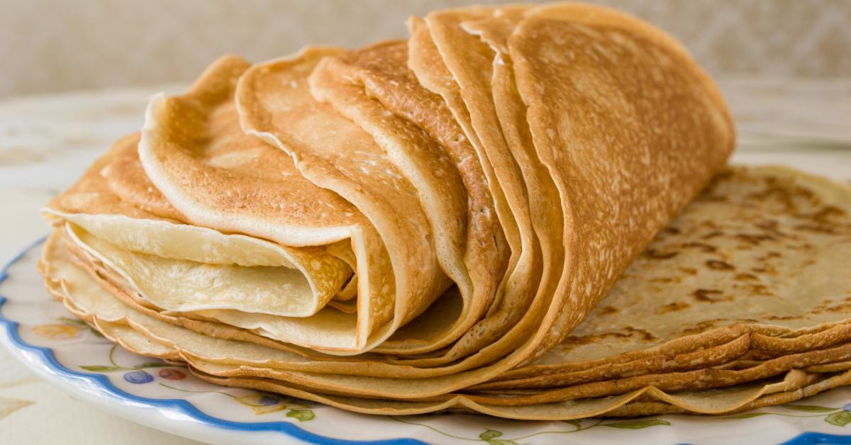 Рецепт блинов без яиц