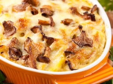 рецепт картофельной запеканки с грибами и фаршем