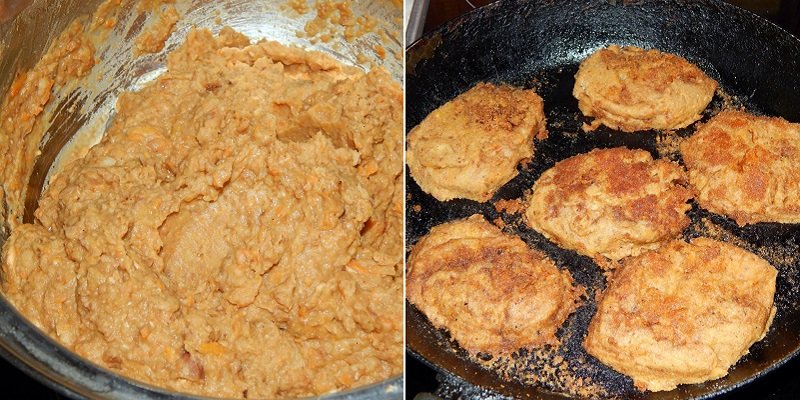 котлеты с картошкой