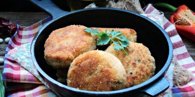 котлеты из фасоли и картофеля