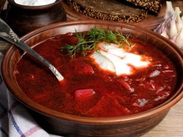 Рецепт очень вкусного борща