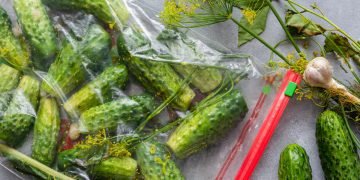 Рецепт приготовления малосольных огурцов в пакете