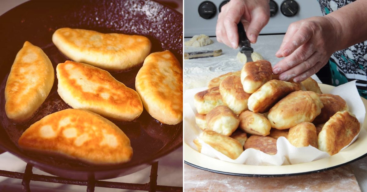 Рецепт теста для жареных пирожков