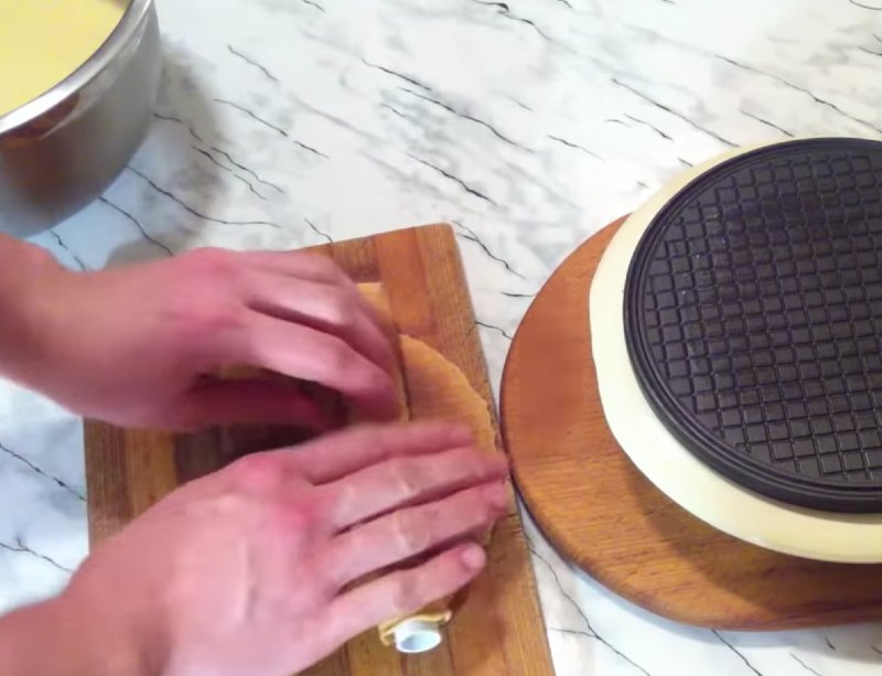 вафельные трубочки со сгущенкой