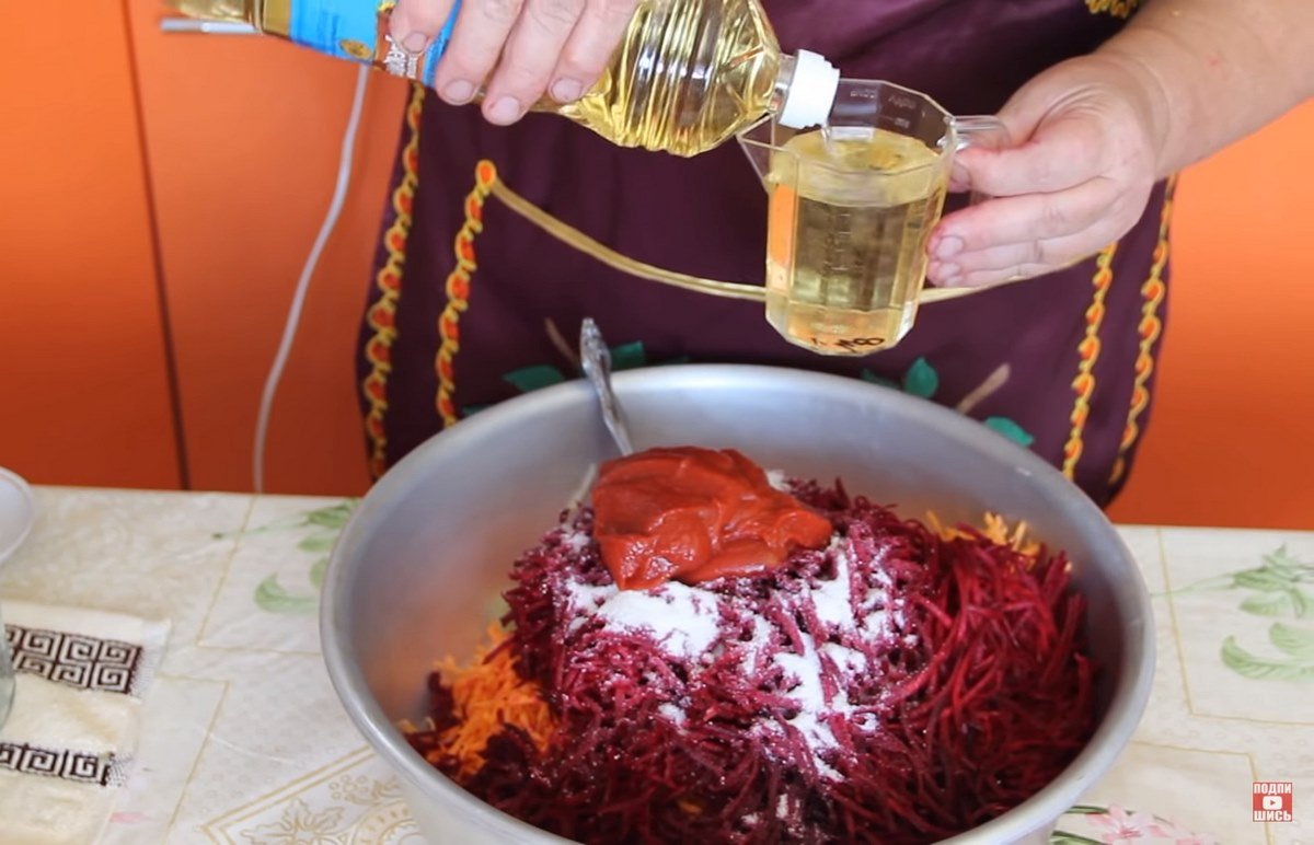 заправка для борща без уксуса на зиму