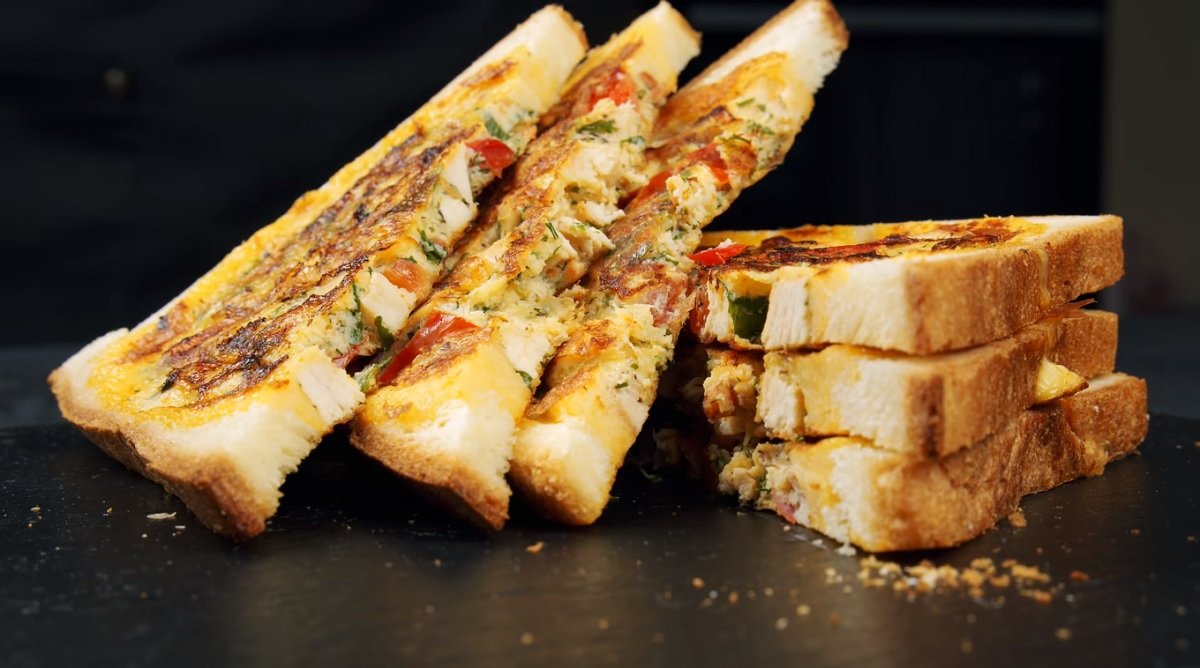 тосты с начинкой