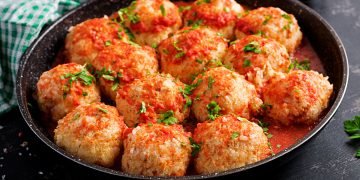 рисовые тефтели