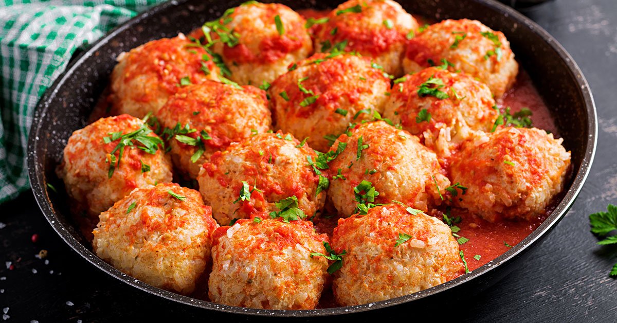 рисовые тефтели