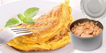 рыбный омлет