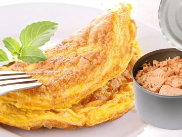 рыбный омлет