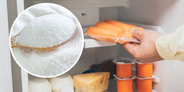 сахар в холодильнике