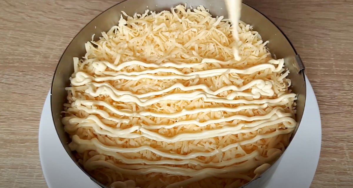 салат с крабовыми палочками необычный