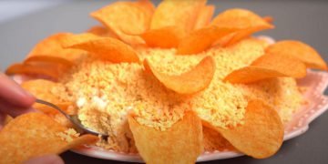 Салат «Хризантема»