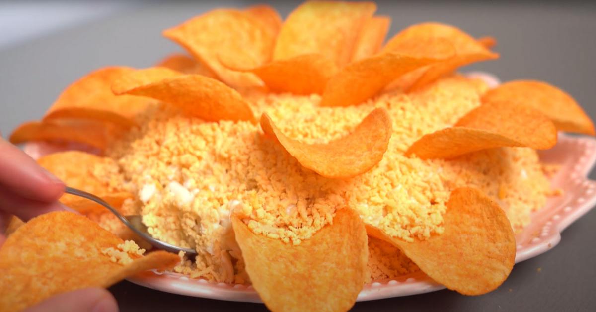 Салат «Хризантема»