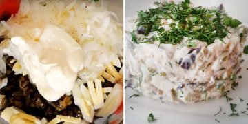 Салат из баклажанов с майонезом