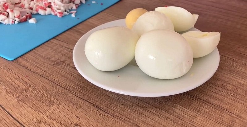 вкусное блюдо с ветчиной