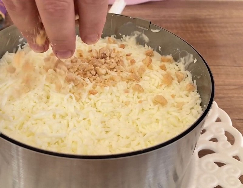 салат с орехами