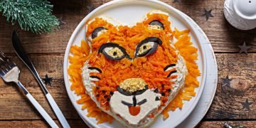 Салат «Тигр» на Новый год