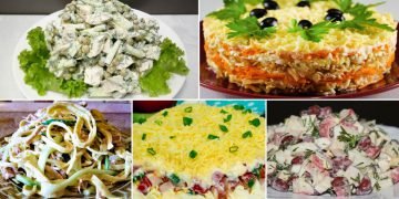 Салаты на новогодний стол