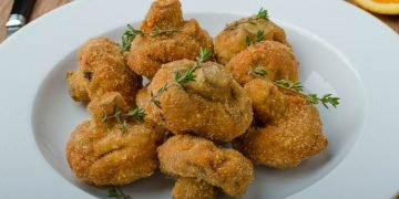 Шампиньоны в кляре