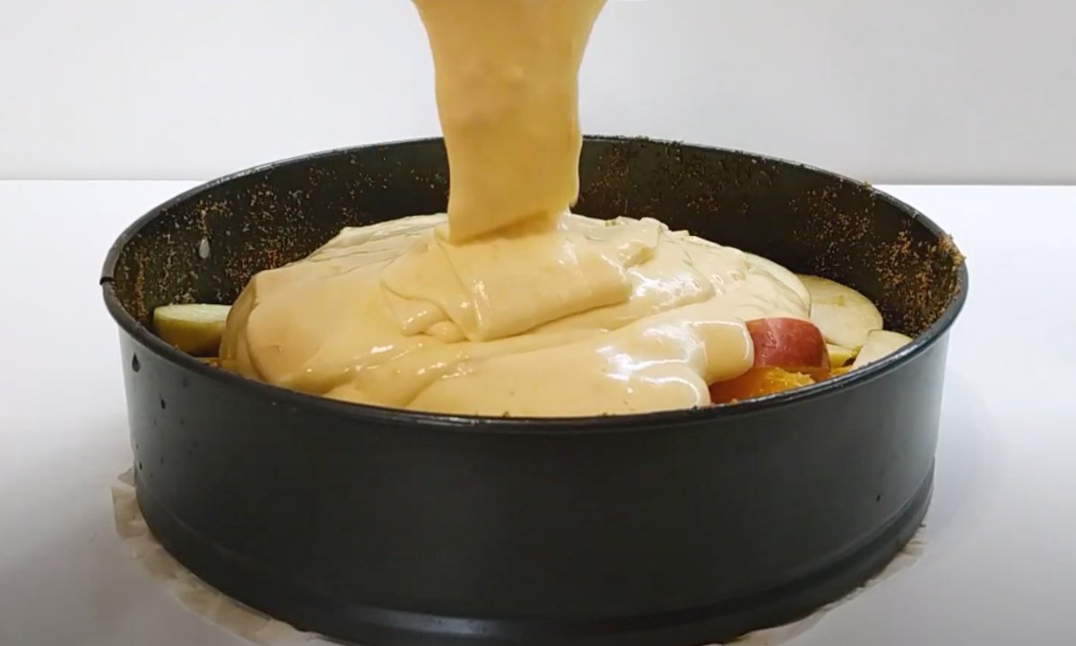 пирог с яблоками