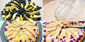 Шарлотка с ягодами