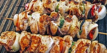 шашлык на молоке