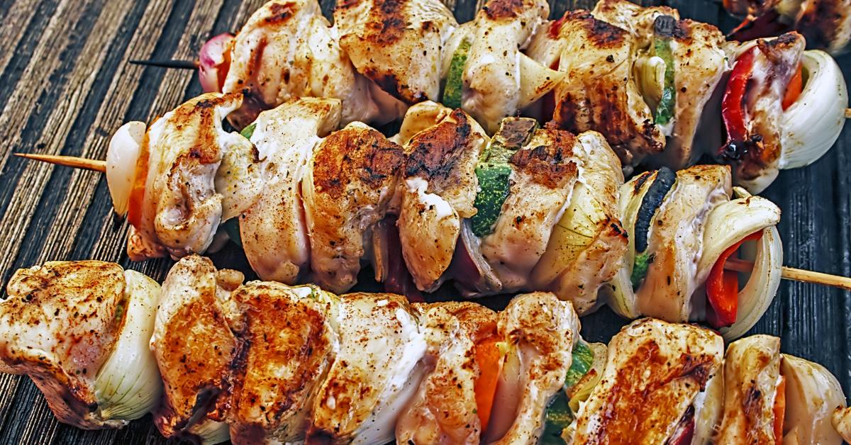 шашлык на молоке