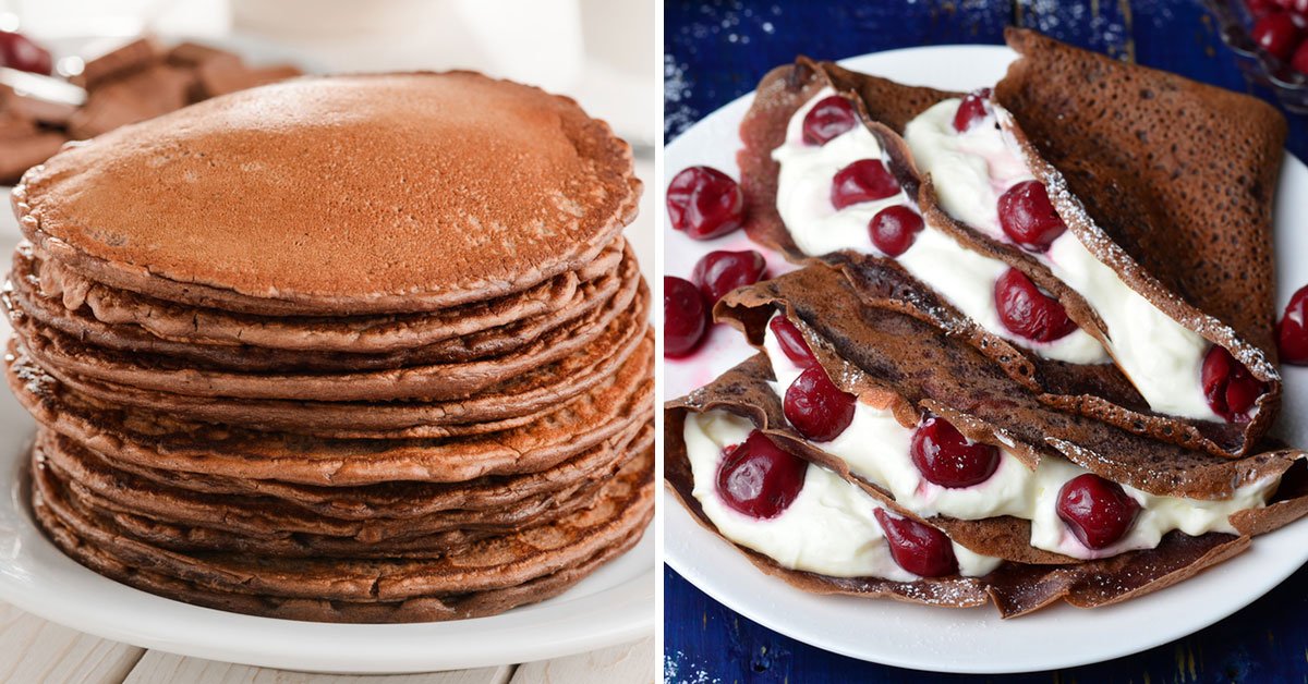 шоколадные блины