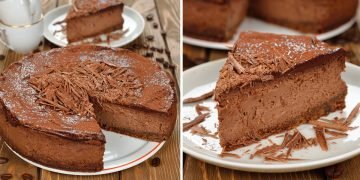 шоколадный чизкейк