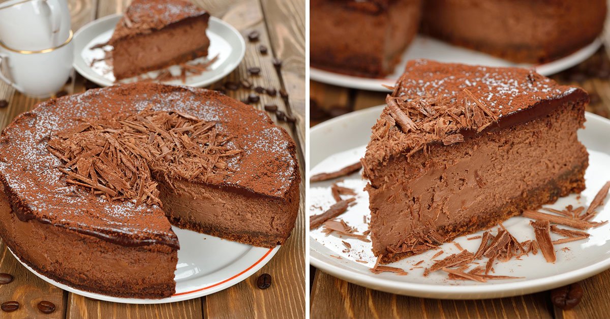 шоколадный чизкейк