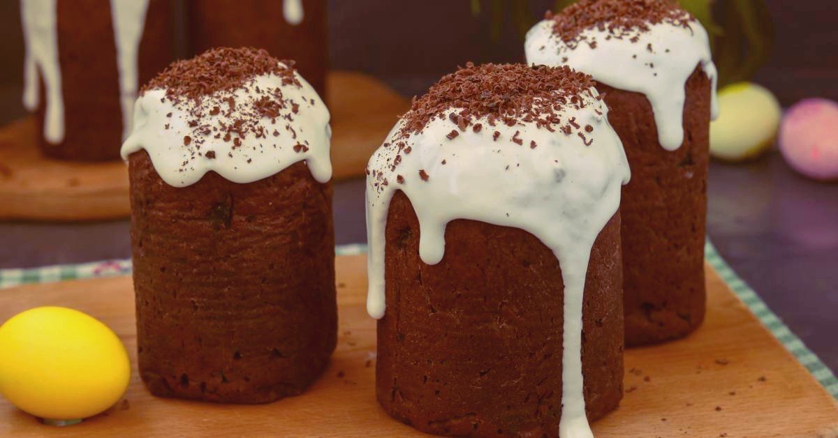 Шоколадный кулич