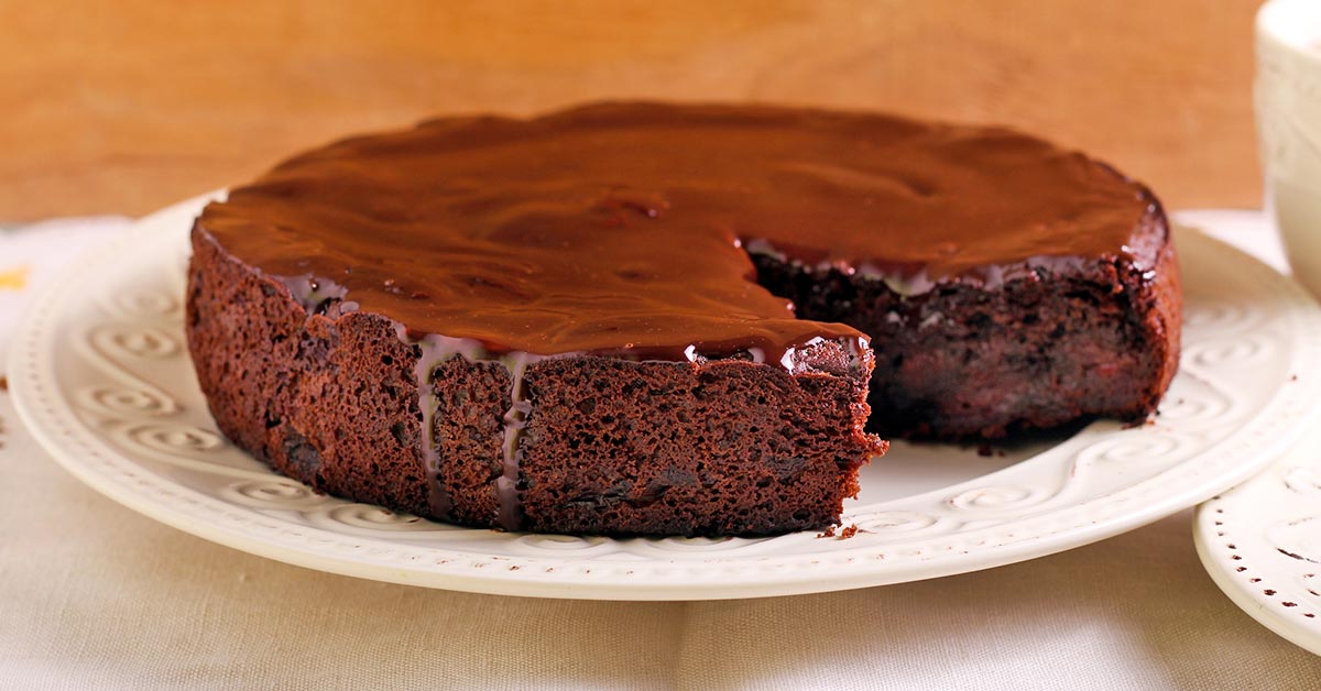 шоколадный пирог