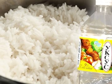 сколько уксуса добавлять в рис