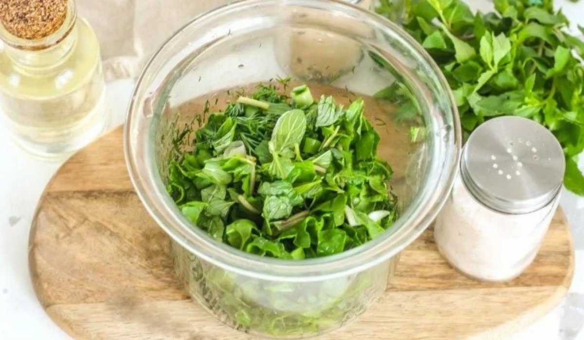 свежая зелень