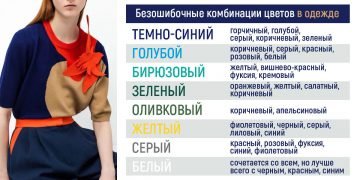 Сочетание цветов