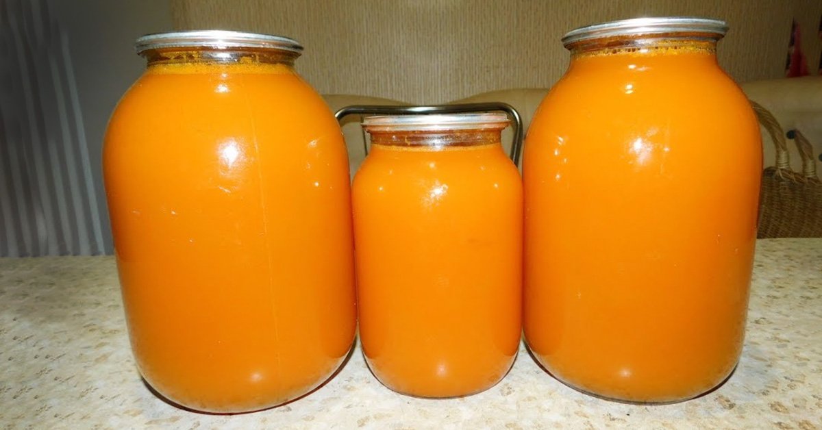 Сок из тыквы с апельсином