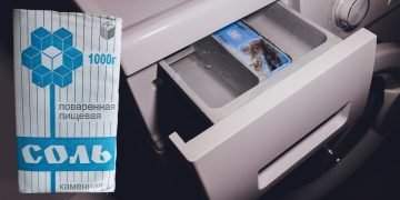 Соль при стирке