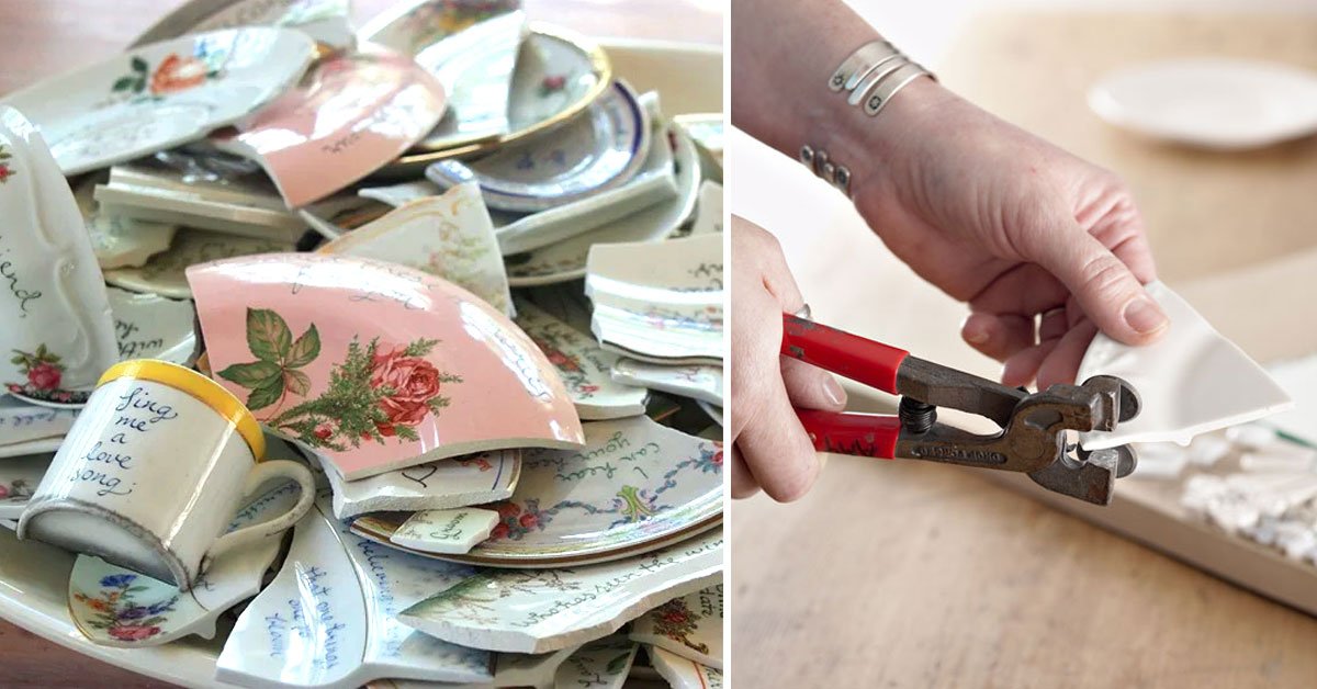 как использовать старую посуду
