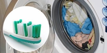 старая зубная щетка