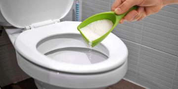 стиральный порошок в унитазе