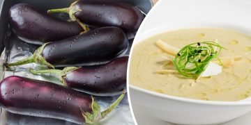 суп-пюре из баклажанов