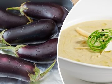 суп-пюре из баклажанов