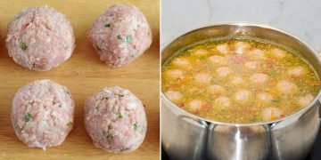 Суп с фрикадельками и картошкой