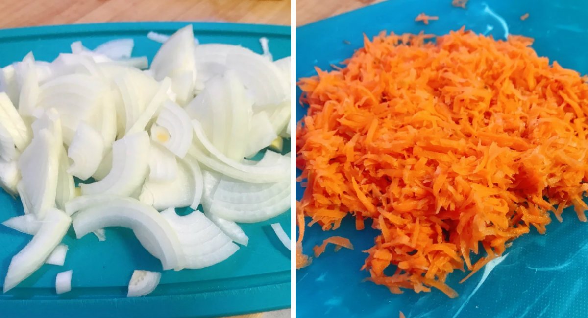 тертая морковь