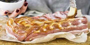 ребрышки на одном противне с картошкой