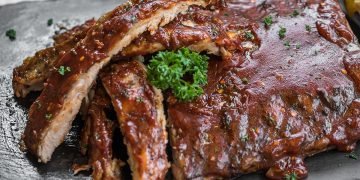 свиные рёбра в глазури