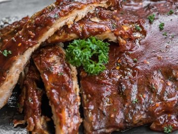 свиные рёбра в глазури