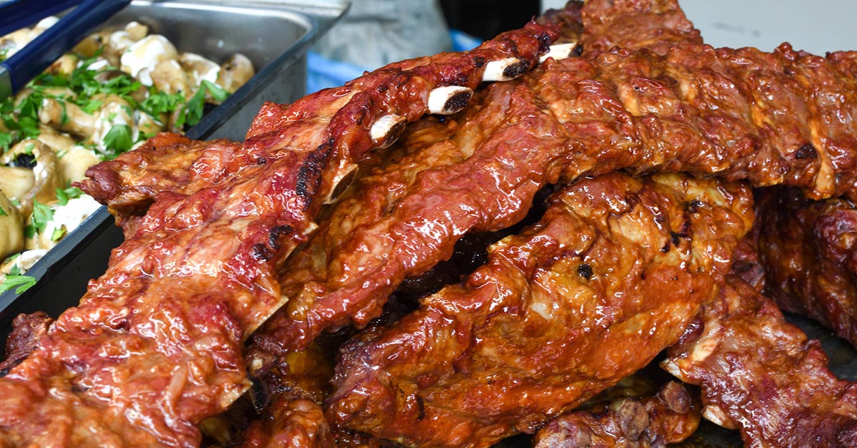 свиные ребрышки в духовке